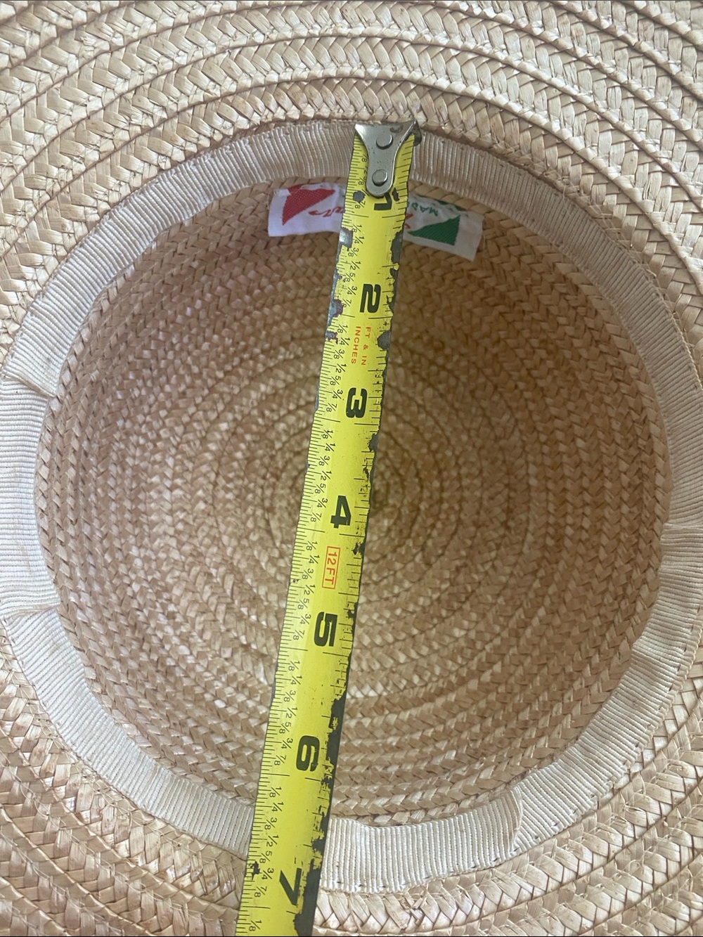 Vintage 1960s Betmar Straw Sun Hat - Picture 7 of 8